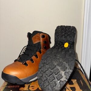 Vasque Tan and Black Hiking Boots